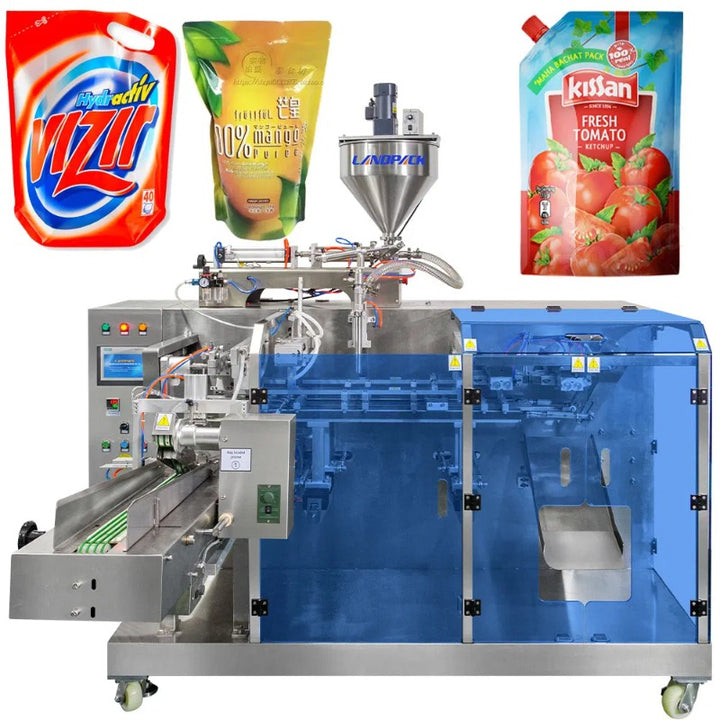 Automatic Liquid Horizontal Premade Stand Up Pouch Doypack Packing Machine