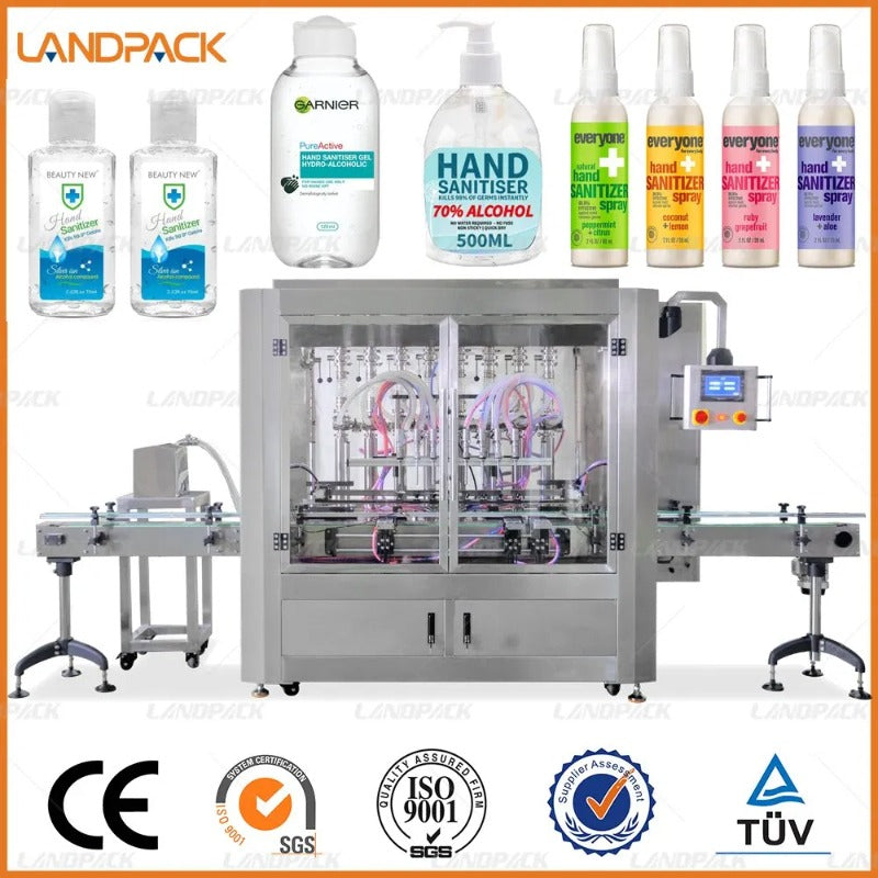 Automatic Hand Sanitizer Liquid Soap Bottle Filling Machine