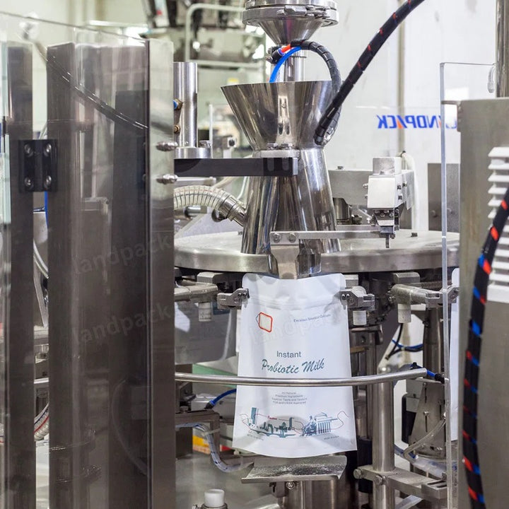 Automatic Mixed Powder Rotary Premade Pouch Doypack Packing Machine