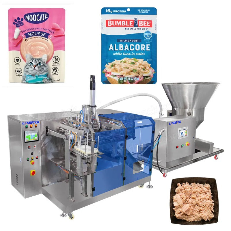 Customized Automatic Cooked Meat Paste Retort Pouch Packaging Machine