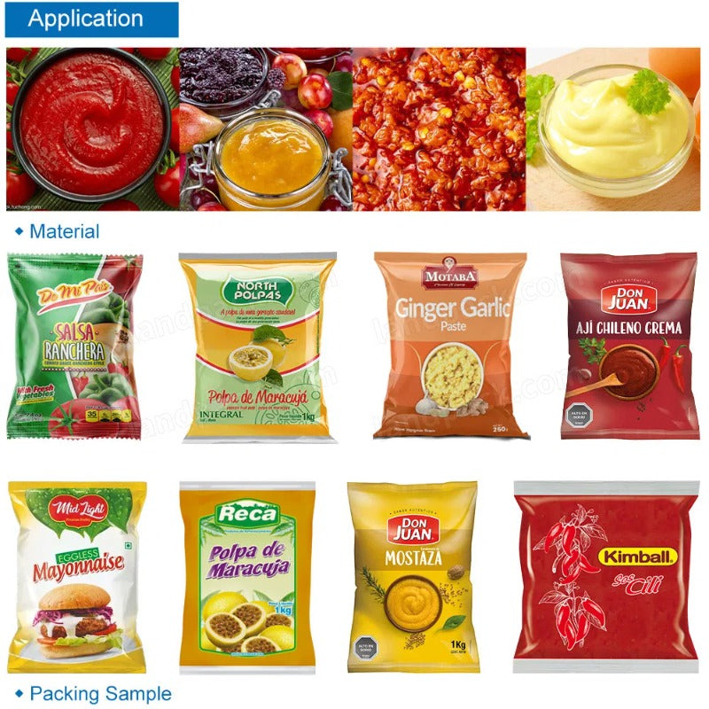 Automatic Garlic Sauce Bag Vertical Packing Machine