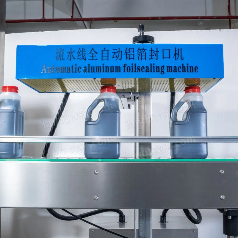 Automatic Vinegar Soy Sauce Bottle Filling Capping Labeling Machine Line