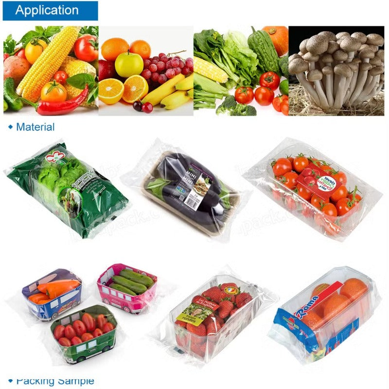 Automatic Reciprocating Vegetable and Fruit Flow Wrapping Machine