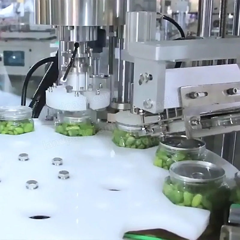 Multifunction Pickled Garlic Canned Filling Bottle Capping Sealing Labeling Machine