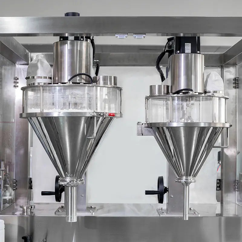 Automatic Powder Filling Machine with Double-Head Screw Feeding