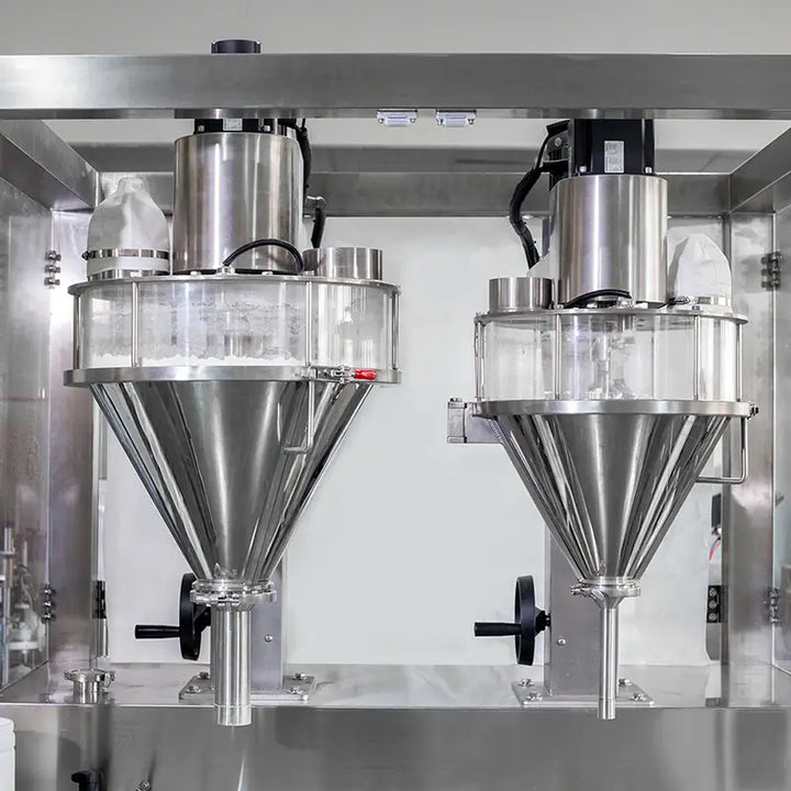 Automatic Powder Filling Machine with Double-Head Screw Feeding