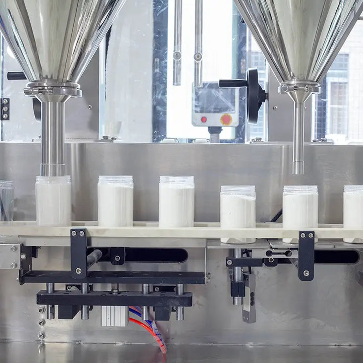 Automatic Powder Filling Machine with Double-Head Screw Feeding