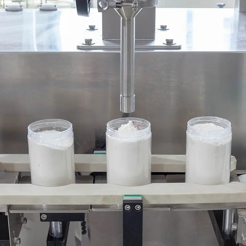 Automatic Powder Filling Machine with Double-Head Screw Feeding