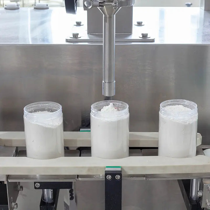 Automatic Powder Filling Machine with Double-Head Screw Feeding