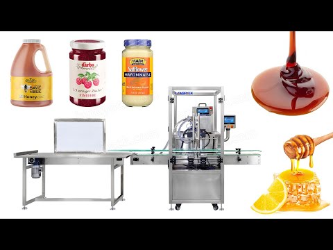 Automatic Single Head Gears Pump Honey Bottel Jam Filling Machine