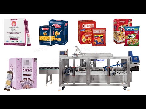Automatic Horizontal Pouch Bag Sachet Stick Cartoning Machine