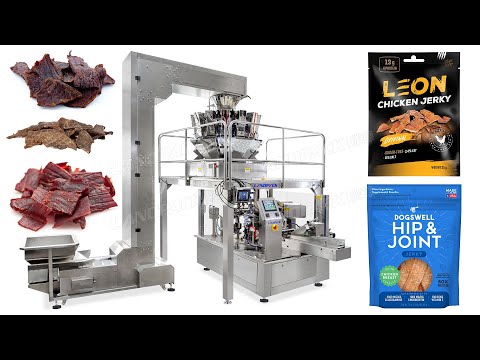 Automatic Fertilizer Premade Pouch Packing Machine With Multihead Weigher