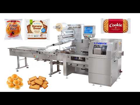 High Speed Bread Horizontal Flow Wrapping Machine with Reciprocating Sealing