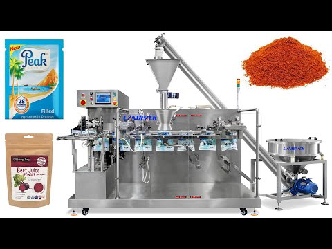 Automatic Premade Doypack Stand up Pouch Powder Filling Packing Machine