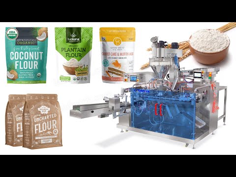 Flour Ground Coffee Matcha Milk Powder Zipper Pouch Doypack Packing Machine