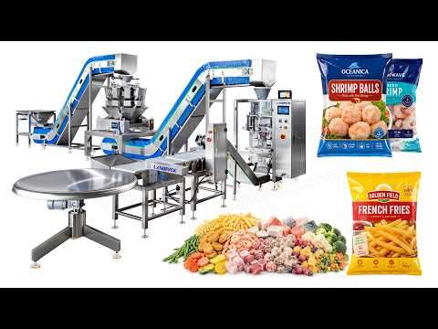 Jerky Packaging Machine Multihead Weigher Vertical Packing Machine with Checkweigher