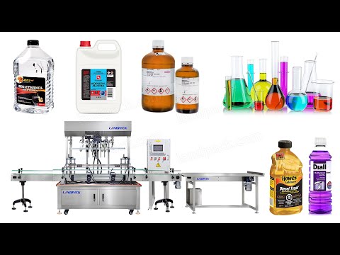 Automatic 4 Heads Fertilizer Chemical Liquid Filling Machine