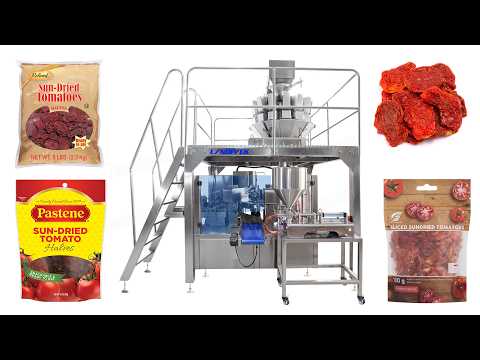 High Speed Automatic Dry Tomato Dry Fruit Rotary Premade Pouch Packing Machine