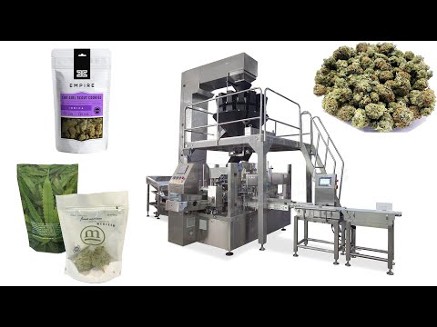 Automatic Cannabis Doypack Machine With Weight Selection Scale