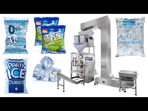 Automatic Ice Cube Vertical Weighing and Pouch Packing Machine