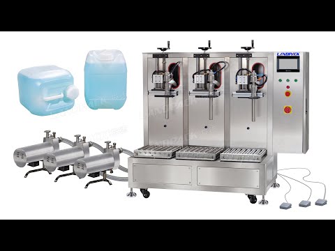 Big Vat Quantitative Liquid Filling Machine For Organic Fertilizer