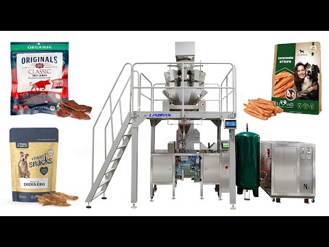 Automatic Beef Jerky Packing Machine Premade Zipper Stand up Pouch Doypack Machine