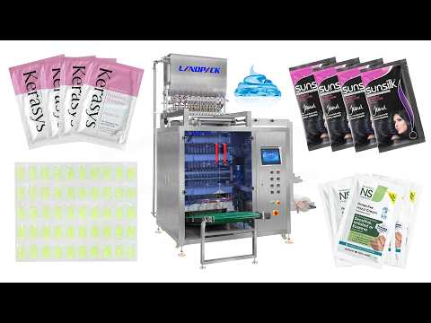 Automatic Multi Lane Shampoo Liquid Sachet Packing Machine