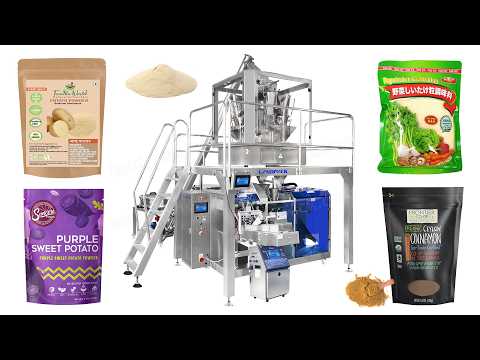 Automatic Horizontal Potato Powder Flour Premade Pouch Doypack Packing Machine