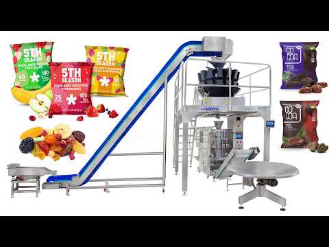 Automatic Dry Fruits Strawberry Granule Vertical Vffs Weighing and Packing Machine