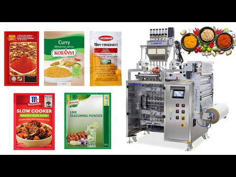 Automatic Multi Lane Spice Powder 4 Side Sealing Sachet Packing Machine