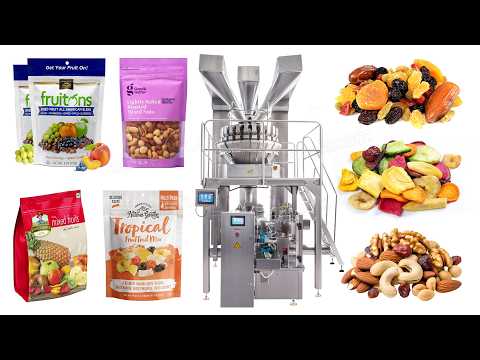 Multifunction Mix Dried Fruit Rotary Stand Up Pouch Doypack Packing Machine