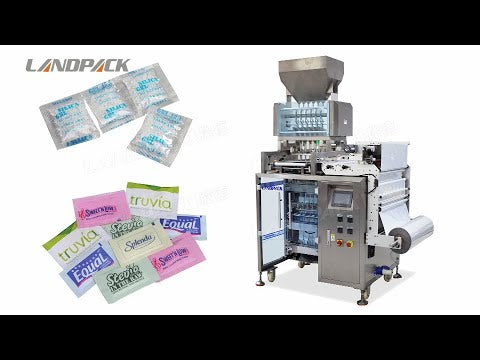 6 Lane Desiccant 3/4 Sealing Sachet Packing Machine