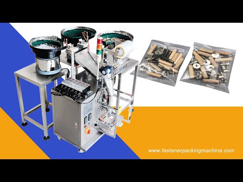 High Quality Hardware Screws Counting Packing Machine With 3 Vibrate Feeder