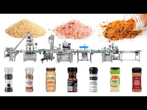 Automatic Granule Filling Capping Labeling Machine Sea Salt Filling Machine