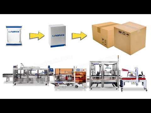 Full Automatic Pouch Boxing Cartoning Packing System