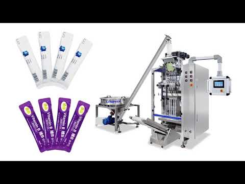 Automatic Spices Milk Powder Sugar Coffee Powder 3 in 1 Stick Pack Packing Machine