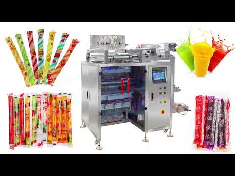 Multi Lanes Popsicle Jelly Stick Bag Packing Machine