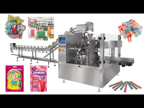Gummy Candy Packaging Machine Rotary Pouch Filling Machine