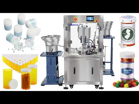 Automatic Fine Particle Silica Gel Desiccant Bottle Filling Capping Machine