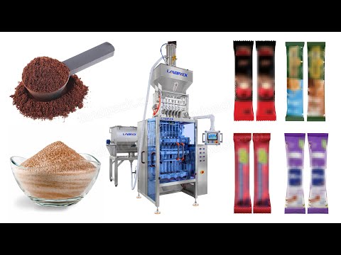 Multi Lane Snus Powder Stick Bag Filling Sealing Machine