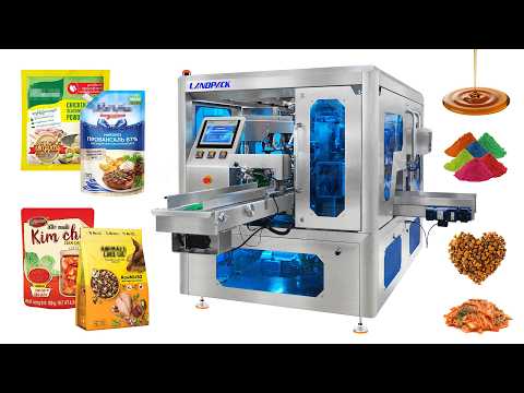 Automatic Rotary Premade Pouch Doypack Granule Filling and Sealing Machine