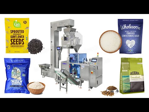 Automatic 2-Head Linear Weigher Fertilizer Mini Doypack Premade Pouch Packing Machine