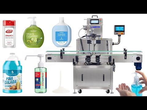 High Precision Gear Pump Hand Sanitizer Bottle Filling Machine