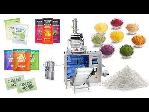Automatic Multi Lane Spice Powder Chilli Curry Seasoning Sachet Packing Machine