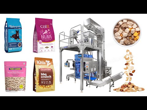Fully Automatic Nuts Peanut Zipper Stand Up Pouch Filling Packaging Machine