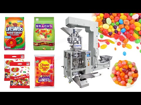 Automatic Vertical Candies Nuts Salts Sugar Granule Packing Machine