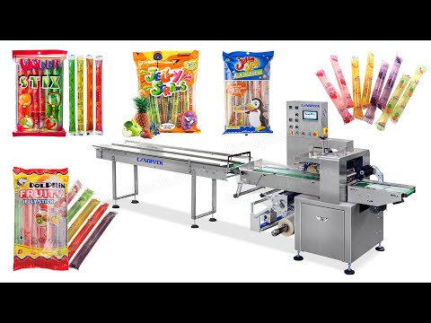 Popsicle Stick Packing Machine Pillow Bag Flow Packaging Machine