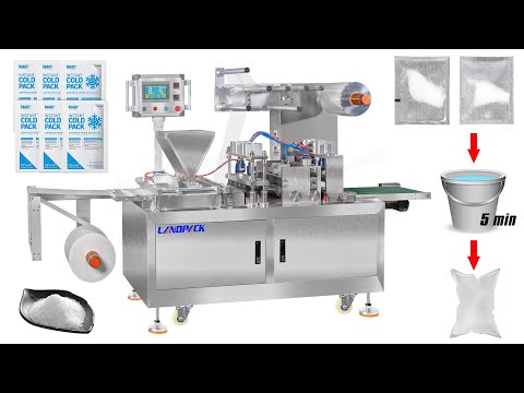 Automatic Ice Pack Four-Side Seal Bag Flow Wrapping Machine