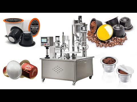 High-Speed Nespresso Coffee Capsule Filling and Sealing Machine
