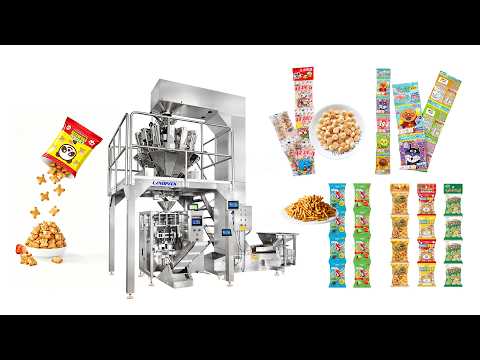 Automatic Candy Gummy Pouch Packing Machine with Multihead Weigher